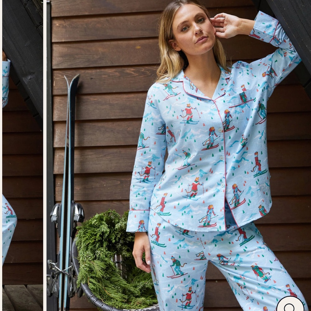 Printfresh Hit the slopes Pajama Set XS